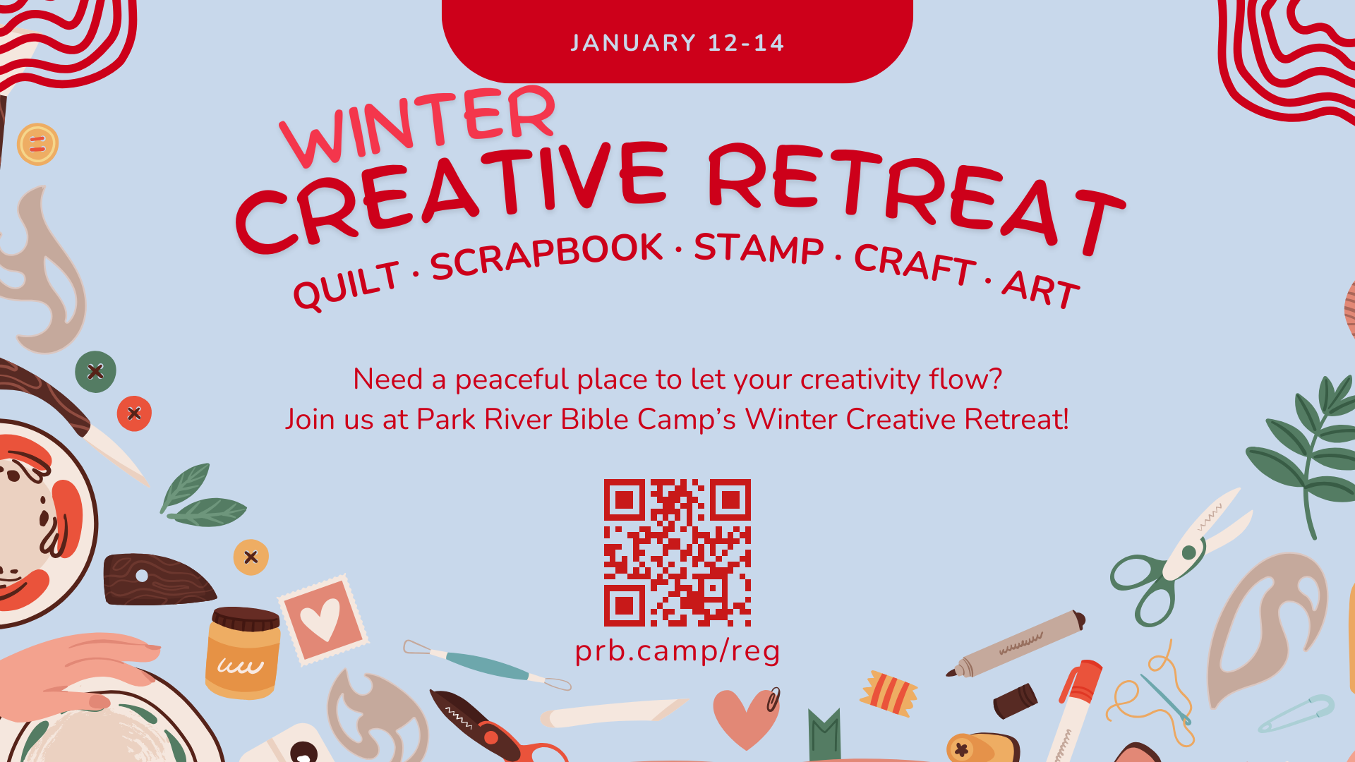 Winter Creative Retreat Park River Bible Camp